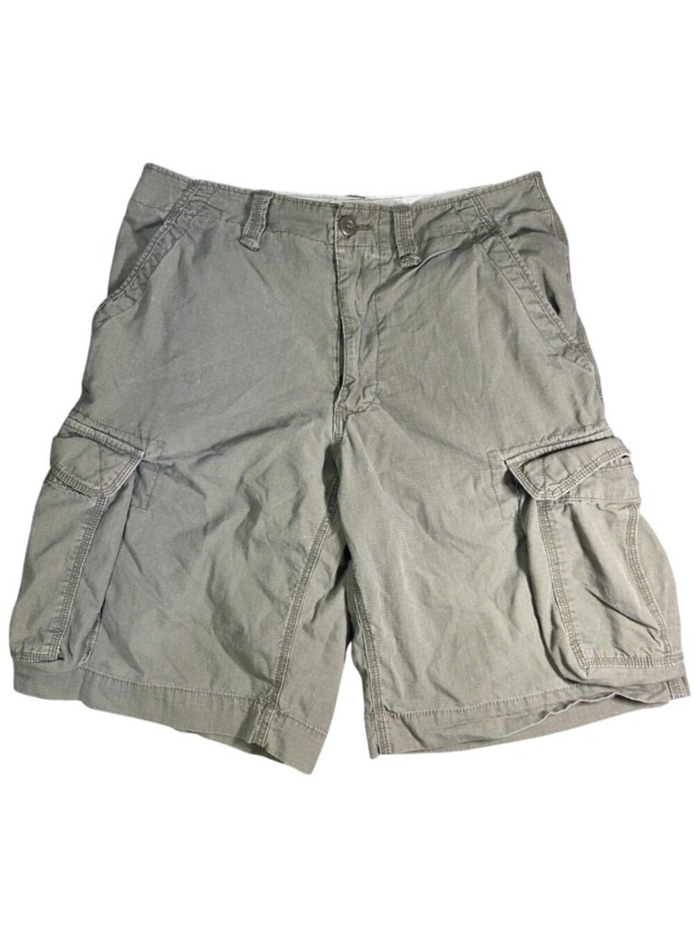 Ralph Lauren Ripstop Cargo Shorts Mens 36 Green Polo Jeans Company Baggy